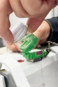 Thread lubricating box