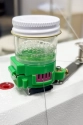 Thread lubricating box