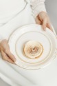 Runde Pappteller Ornament