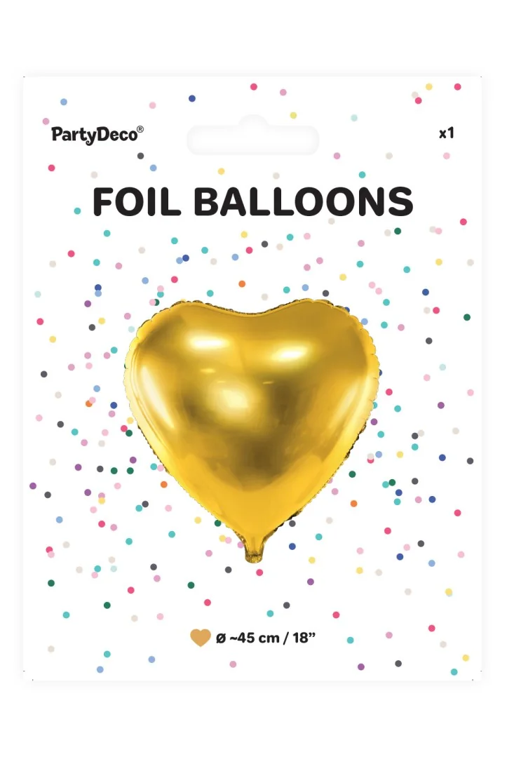 Folienballon Herz 45cm
