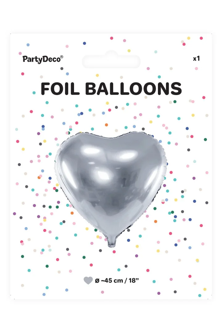 Folienballon Herz 45cm