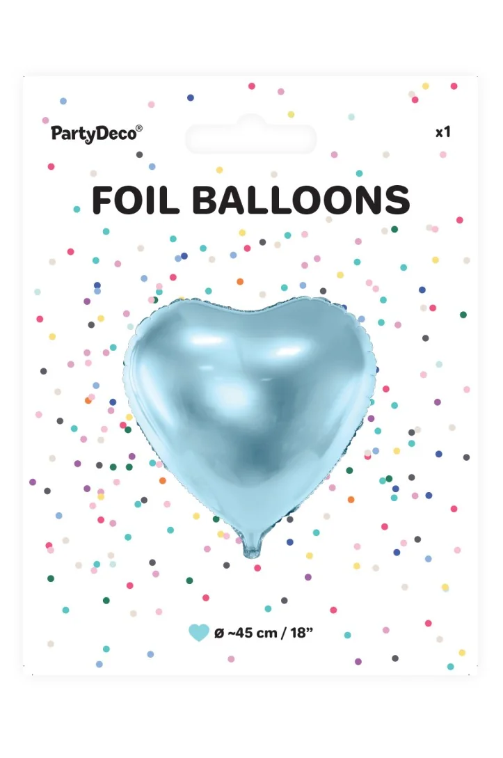 Folienballon Herz 45cm