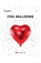 Folienballon Herz 45cm