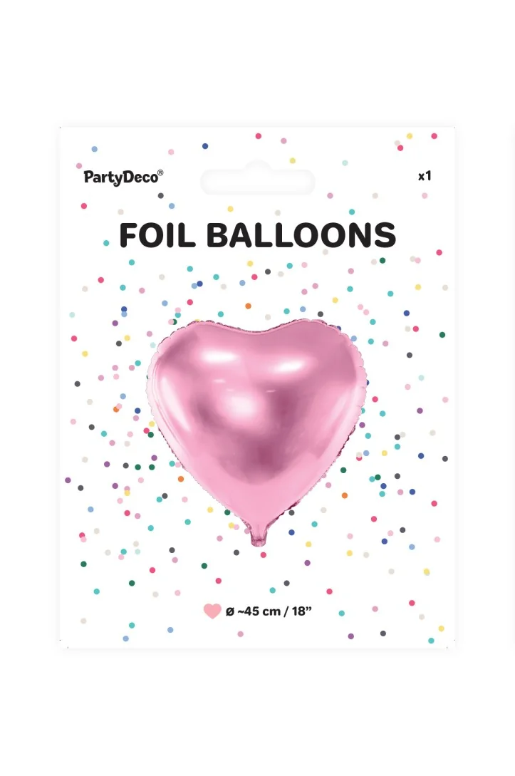 Folienballon Herz 45cm