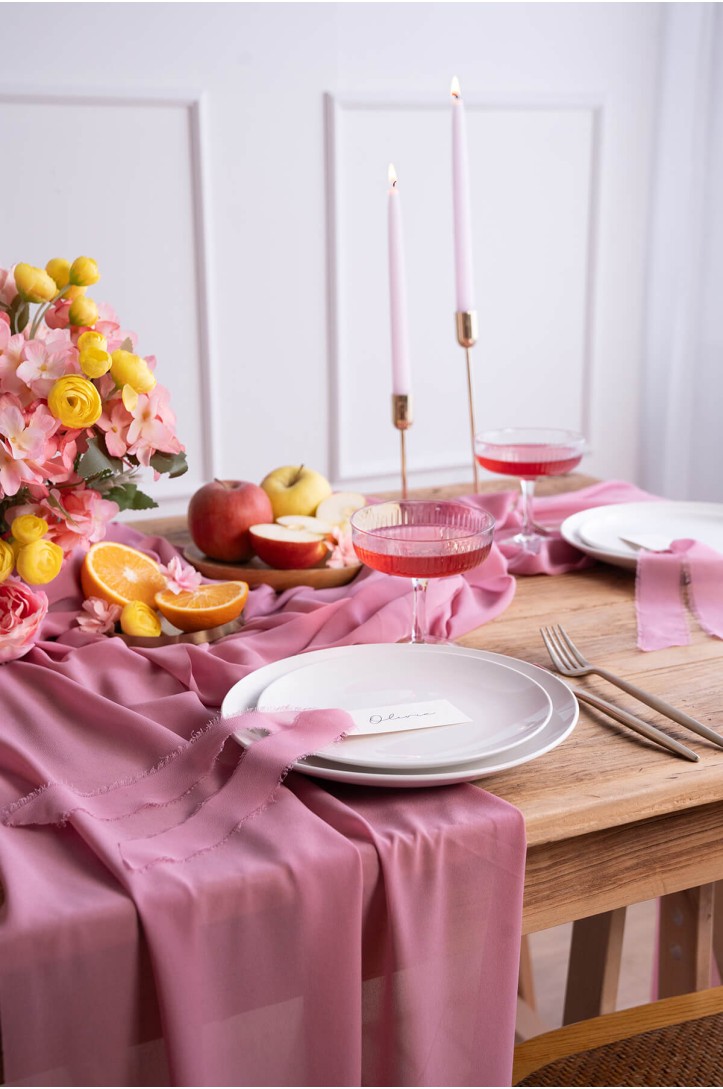Chiffon table runner 0,48 x 5 m