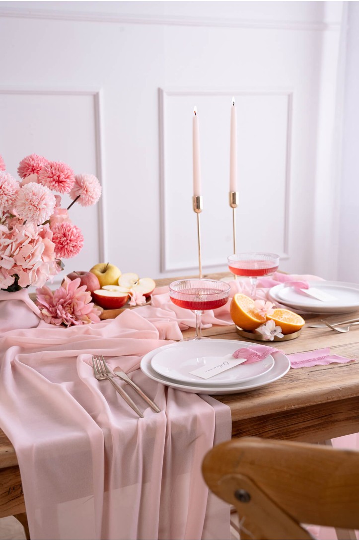 Chiffon table runner 0,48 x 5 m