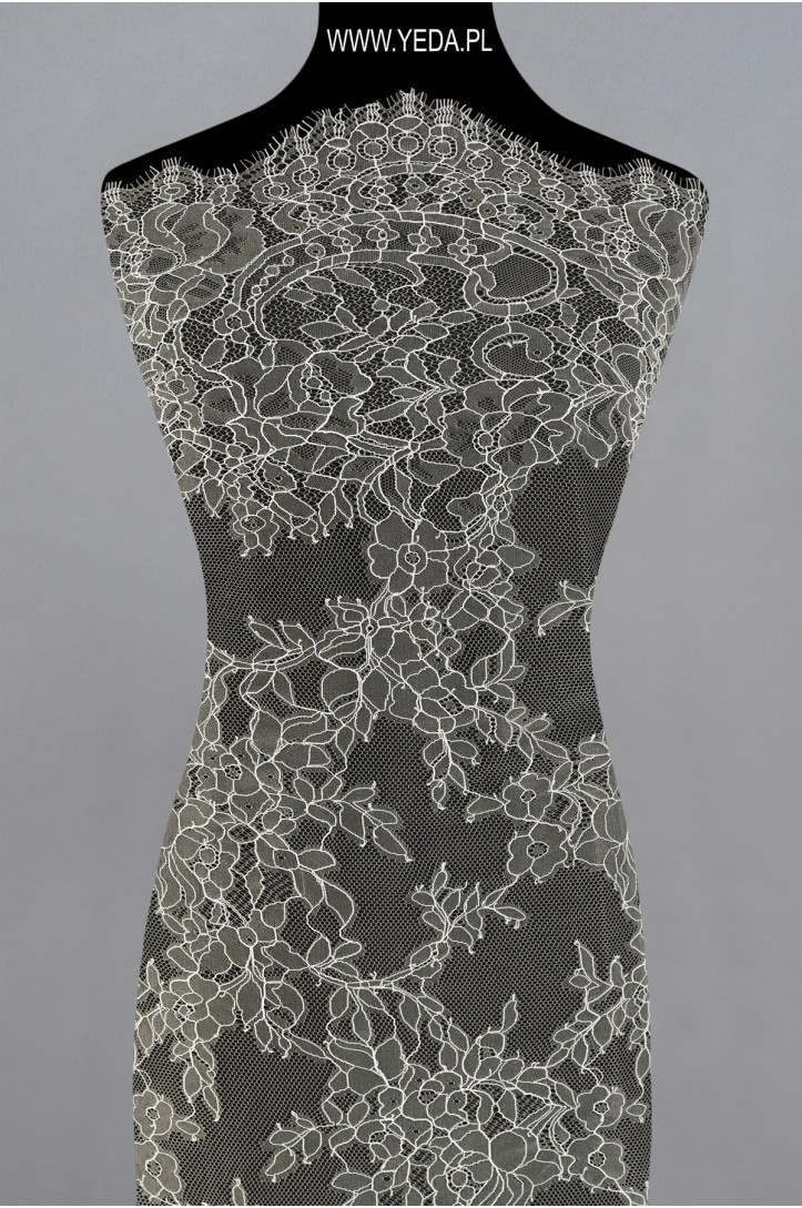 FRENCH LACE W32198 BASE LIGHT IVORY
