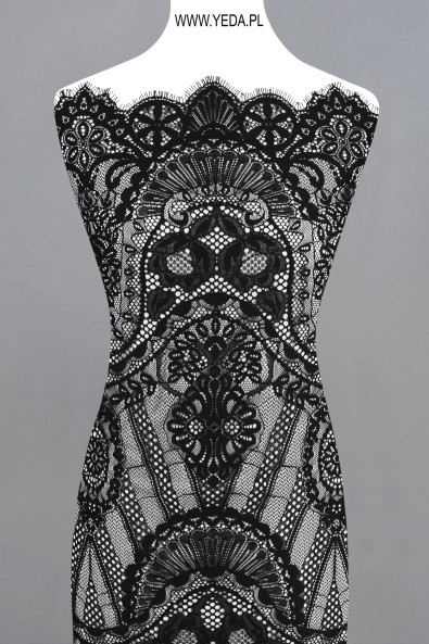 EVENING FRENCH LACE W32255 BLACK