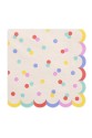 Napkins with confetti print