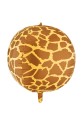 Folienballon Ball mit Giraffenmuster