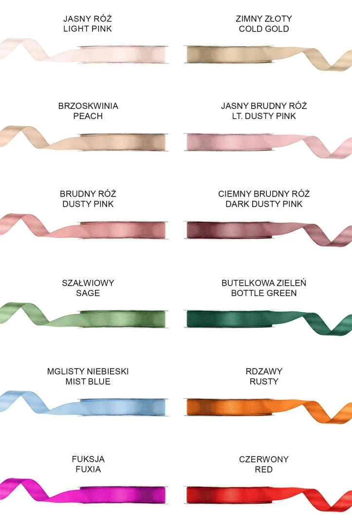 Satin ribbon 25m