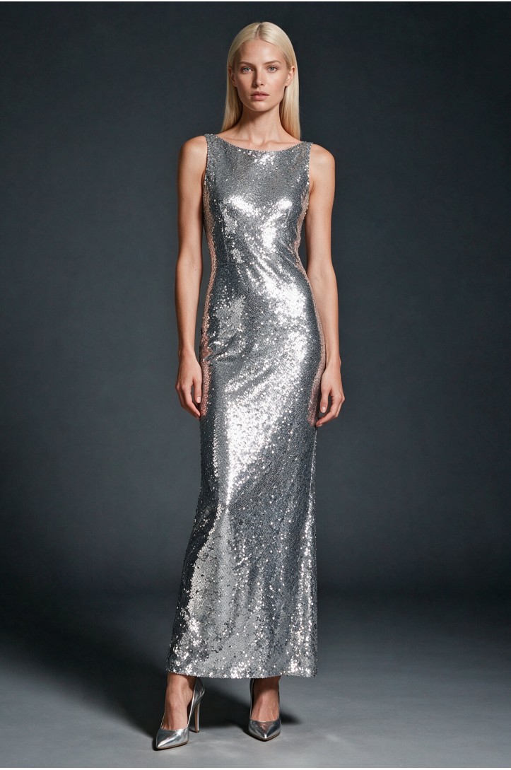 X544 SILVER sequin