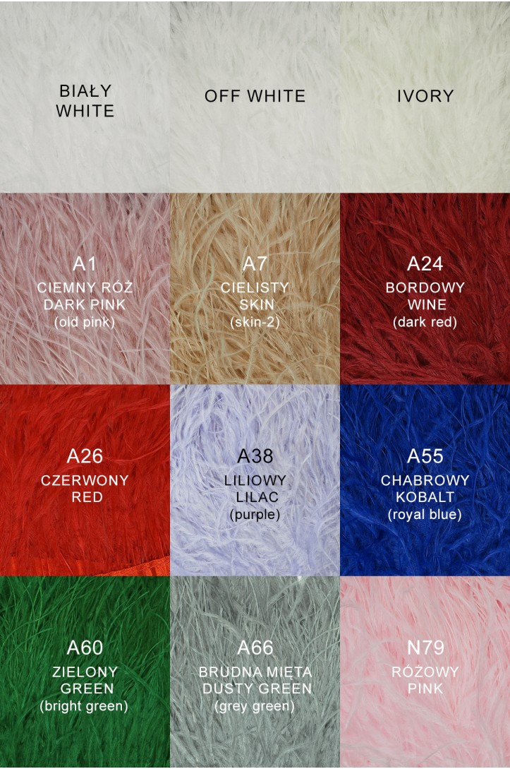 TRIM VL OSTRICH FEATHER 1030