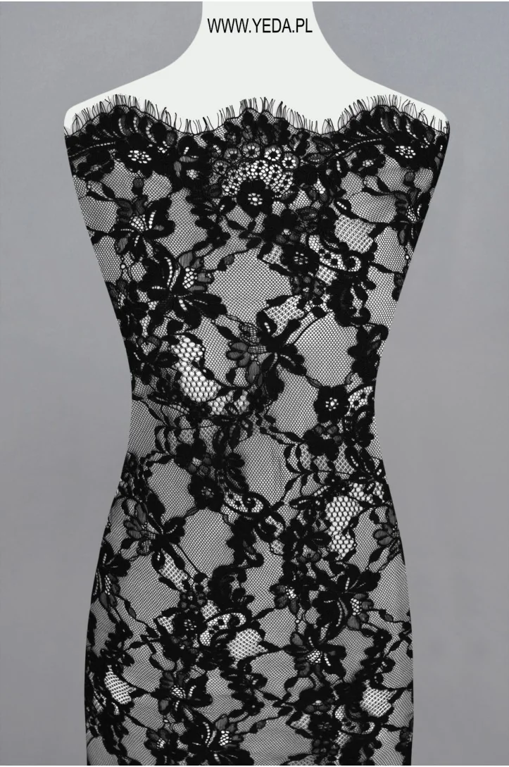 KORONKA FRANCUSKA VL4294 BLACK