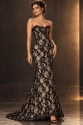 EVENING FRENCH LACE VL4294 BLACK