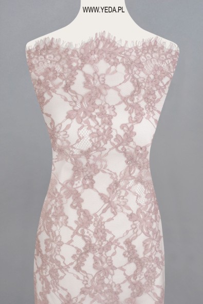 EVENING FRENCH LACE VL4294 PINK PURPLE