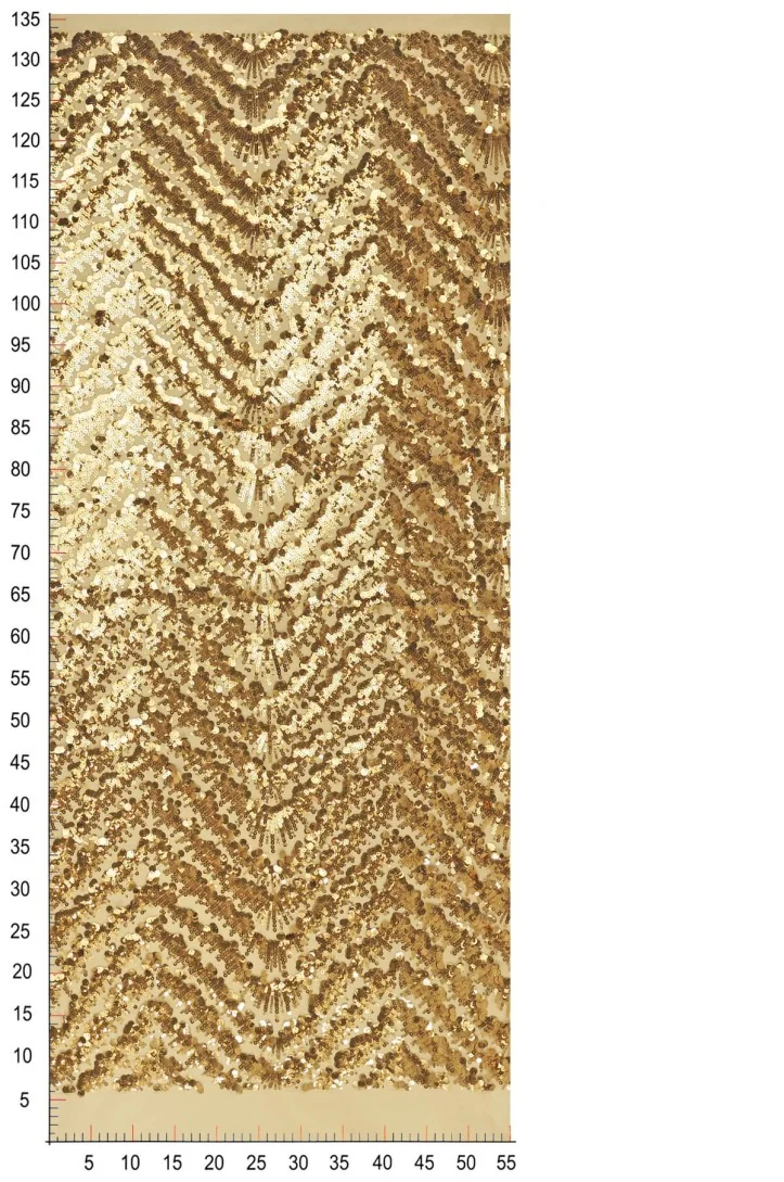 KORONKA WIECZOROWA CYG SEQUIN cekin