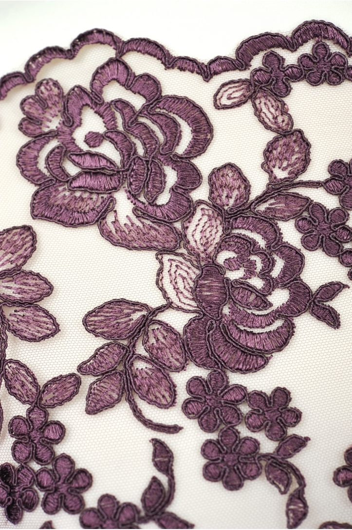 EVENING LACE 5418 RED BEAN