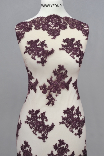 EVENING LACE 9632 RED BEAN