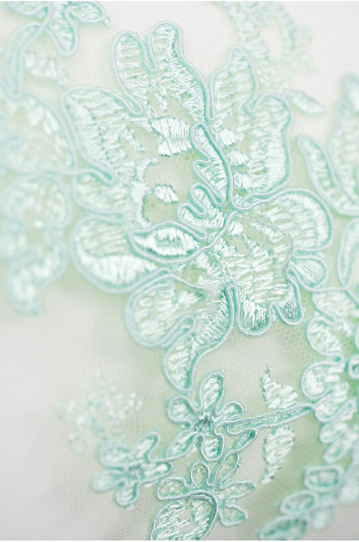 EVENING LACE 9632 SEAFOAM