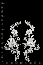 GUIPURE MOTIF 4498 PAIR