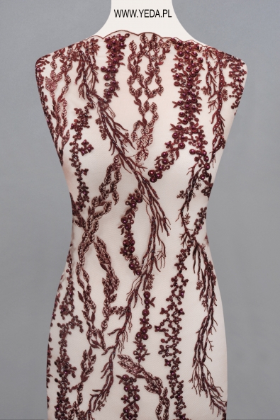 EVENING LACE 10554 WINE